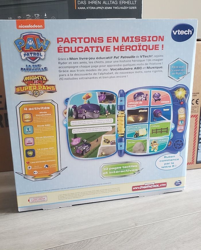 Livre Jeu Éducatif Pat patrouille Neuf. - photo numéro 2