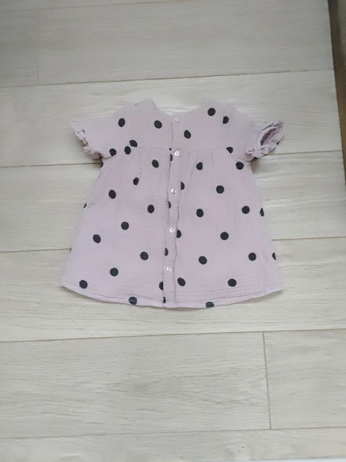 Robe 6 mois 63-69cm gaz de coton - photo numéro 2