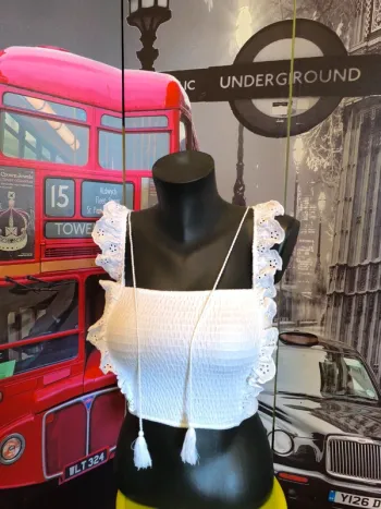 64363 crop top femme S