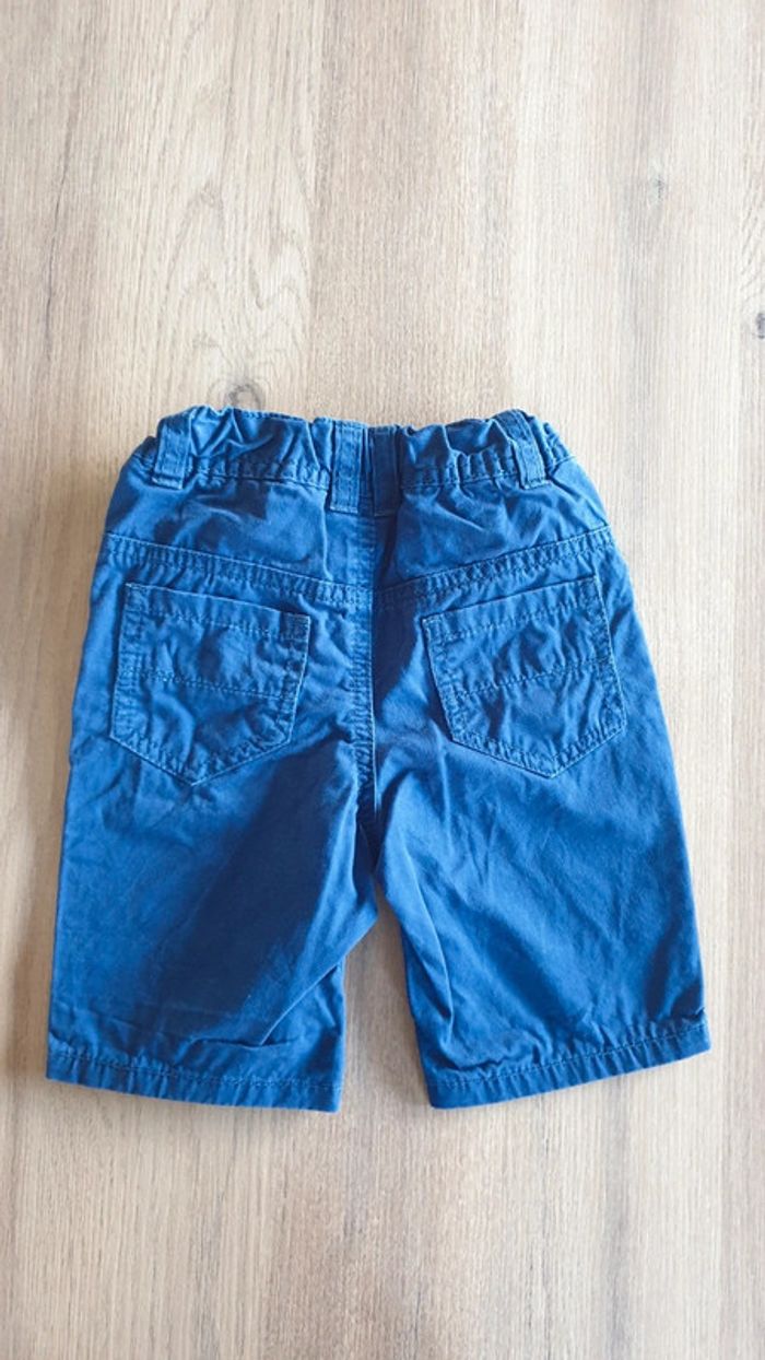 Short bleu bébé garçon, taille 23 mois, Tape-à-l'oeil - photo numéro 3
