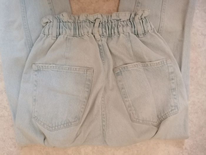 Jeans bleu ciel cintrée - photo numéro 5