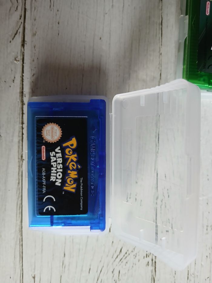 Lot Cartmod Pack Français Pokémon GBA 5 Jeux Rubis, Saphir, RF, VF, Emeraude Lire l'annonce - photo numéro 5