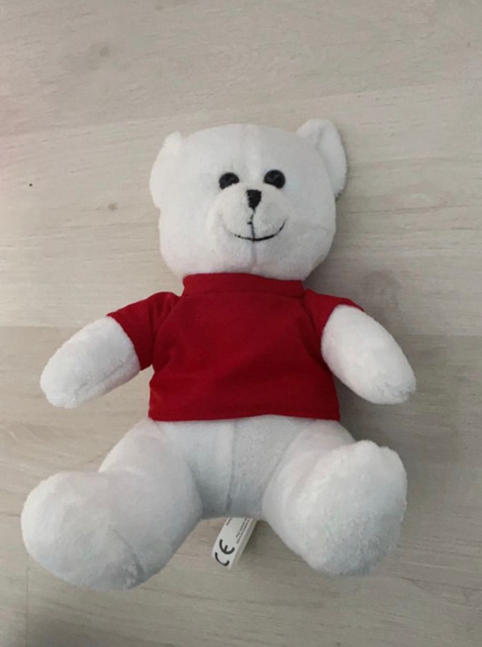 Ours en peluche blanc