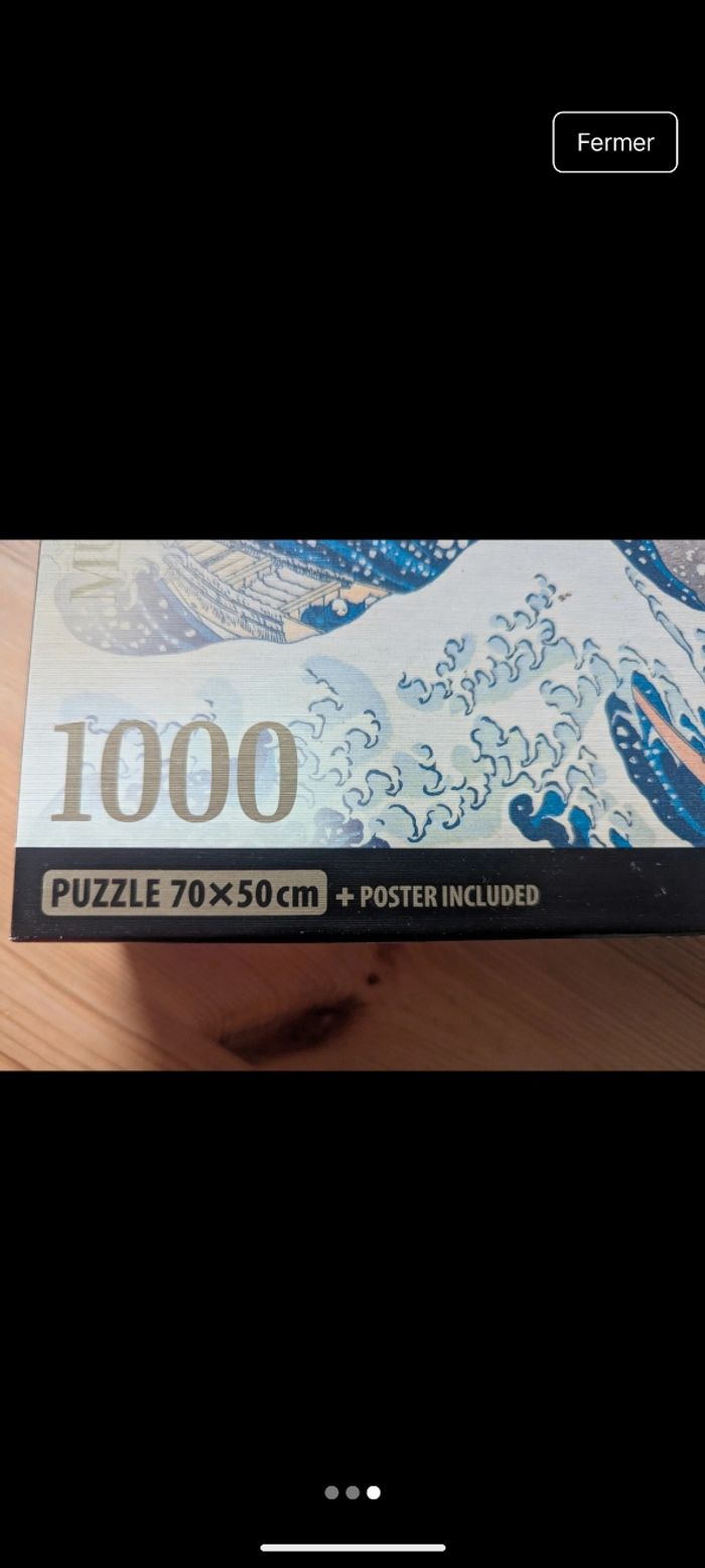 Puzzle Katsushika Hokusai 1000 pieces - photo numéro 3