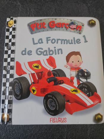 Livre ptit garçon la formule 1 de gabin
