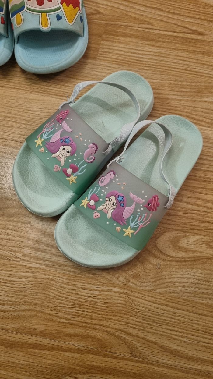 Sandale claquette nu pied chaussures - photo numéro 3