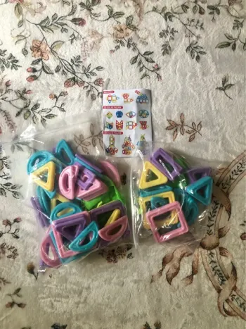 Activité enfant : Jouet en aimant pour faire des formes