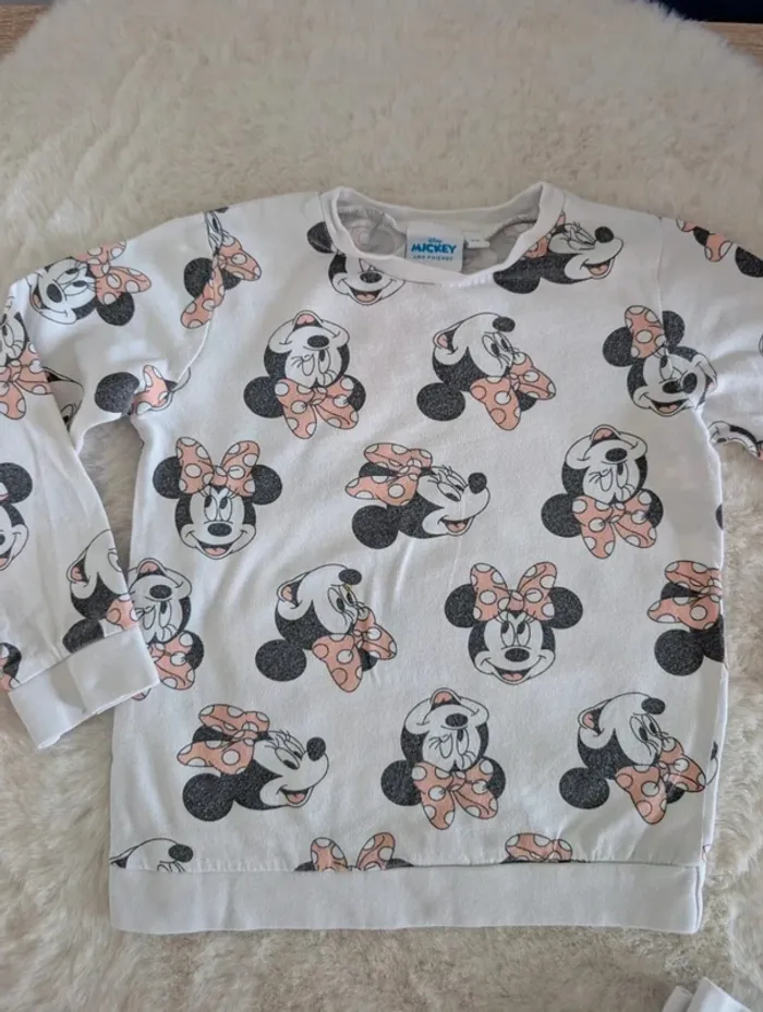 Pyjama Minnie fille taille 4 ans Disney - photo numéro 3