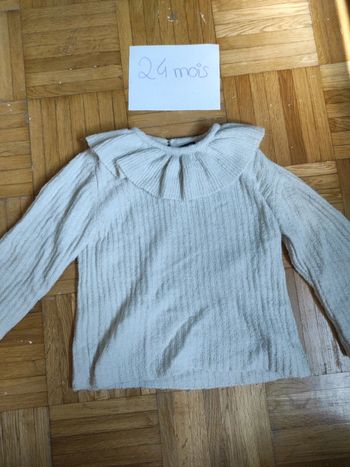 Pull blanc cassé