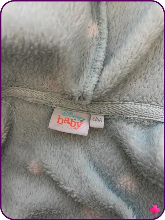 Robe de chambre polaire Disney La Reine des Neiges, Elsa, Taille 4-6 ans - photo numéro 3