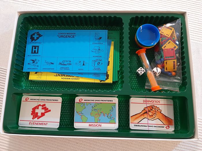 URGENCE – Jeu de société vintage 1988 Dujardin x MSF – Complet - photo numéro 3