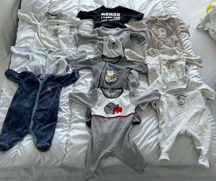 Lot de 10 pyjamas bébé garçon