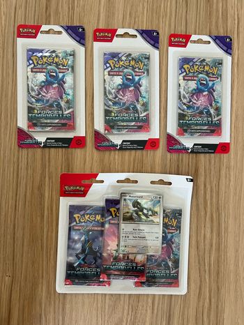 Tri pack Motorizard + 3 boosters Pokémon Forces Temporelles