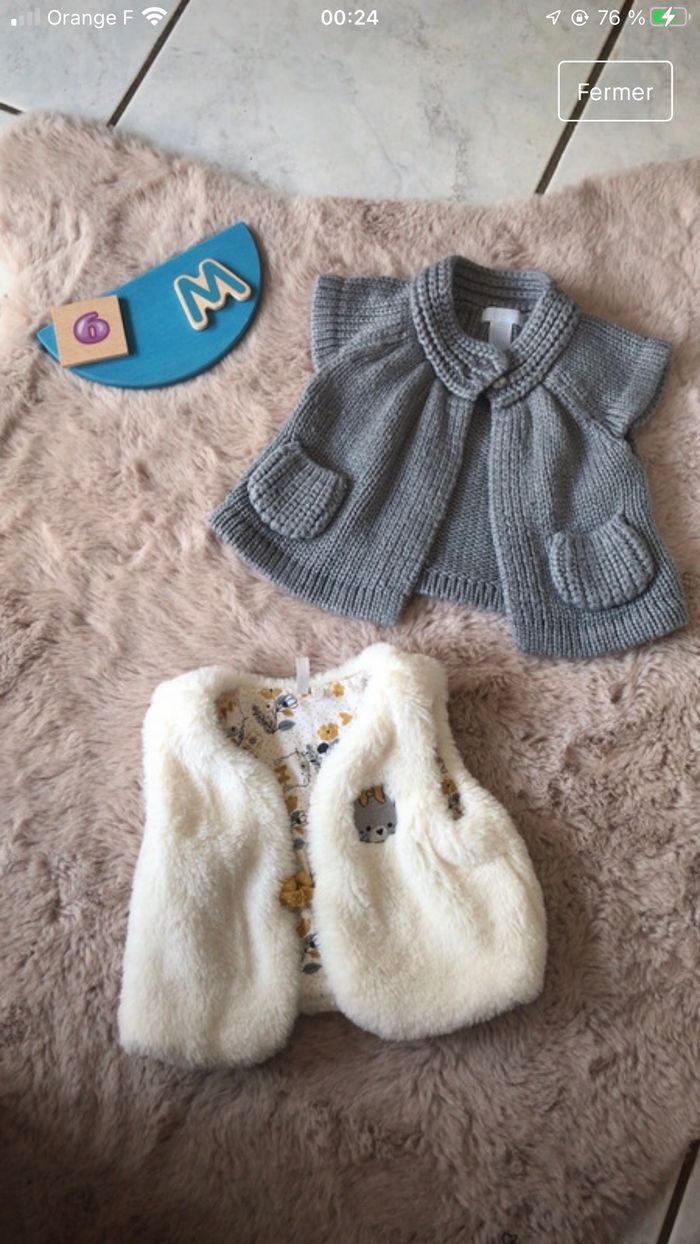 Lot fille 6 mois