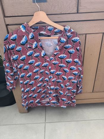 Chemise chemisier blouse tunique monoprix femme taille 2