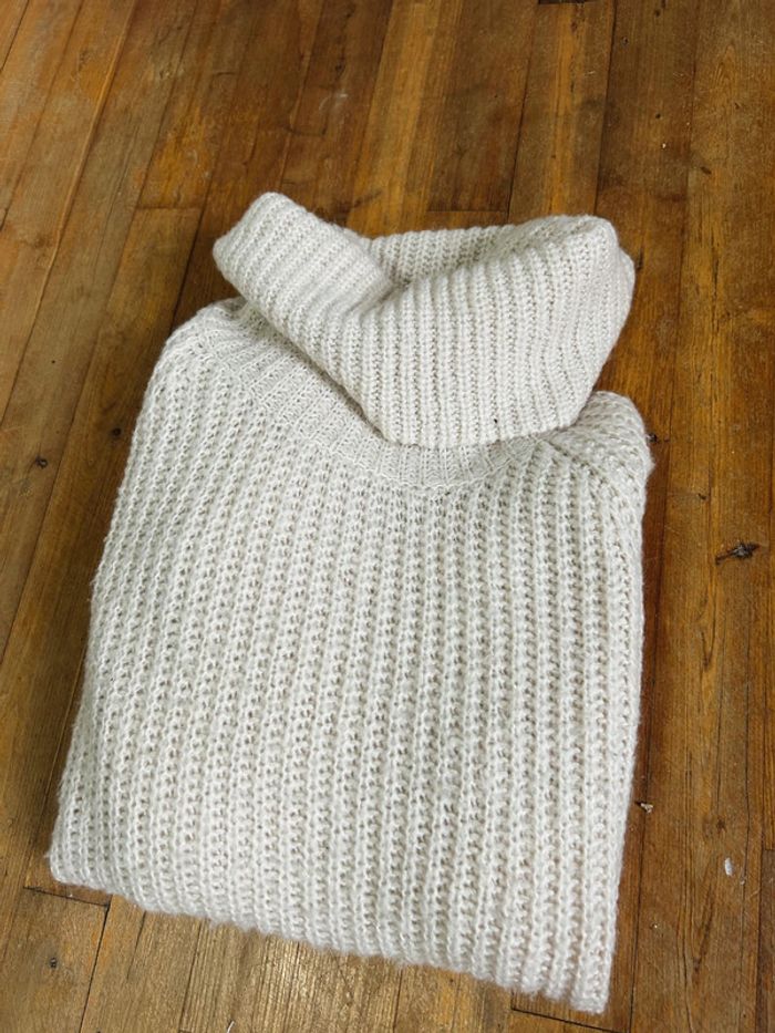 Pull col roulé en maille Zara - photo numéro 3
