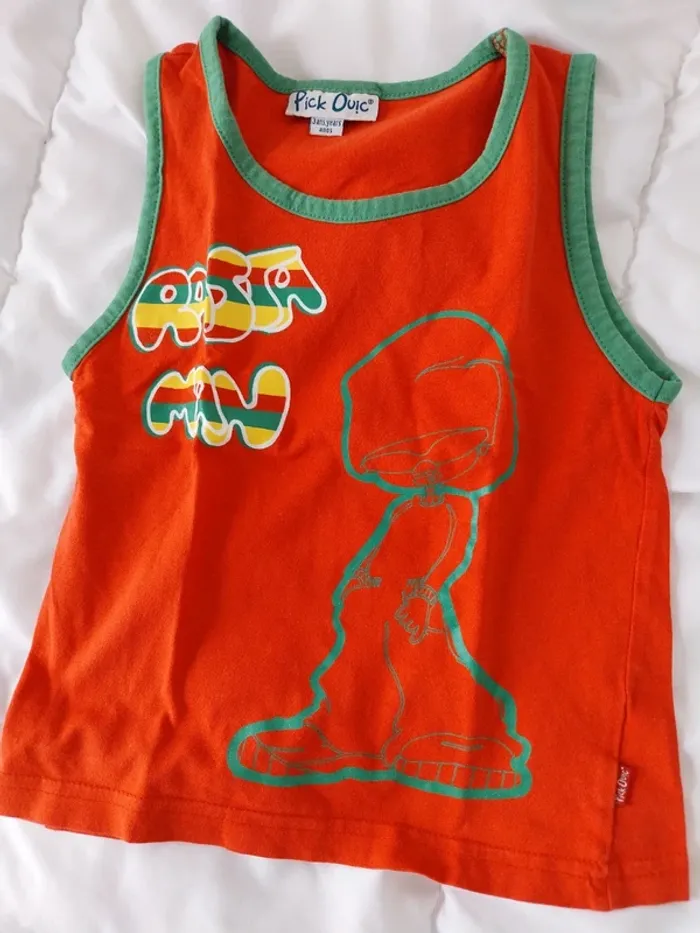 Tee-shirt manche courte garçon 3 ans Pick Ouic - photo numéro 4
