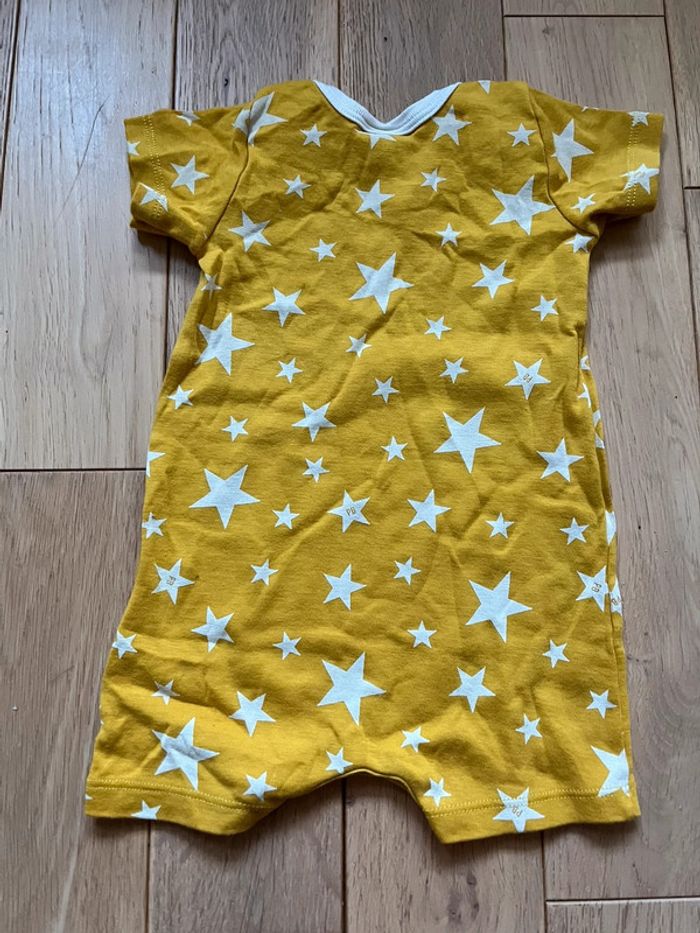 Combishort petit bateau neuve 1 mois pyjama court - photo numéro 2