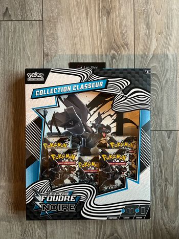 POKÉMON - COFFRET CLASSEUR - EV 10.5 FOUDRE NOIR - FR - NEUF & DÉFAUT SCELLAGE
