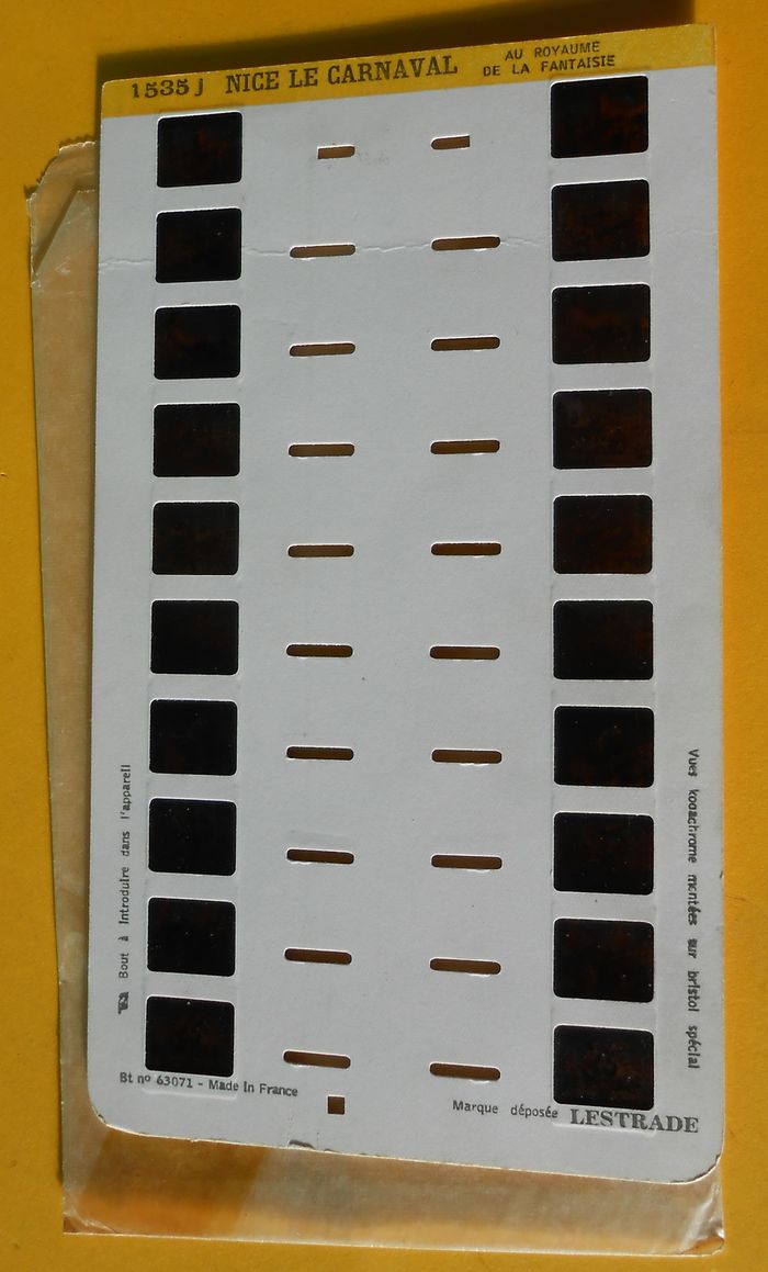 lot 5 cartes stéréoscopique Listrade Nice carnaval - photo numéro 3