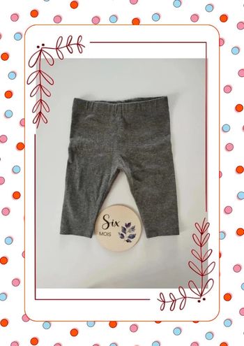 Legging gris pailleté