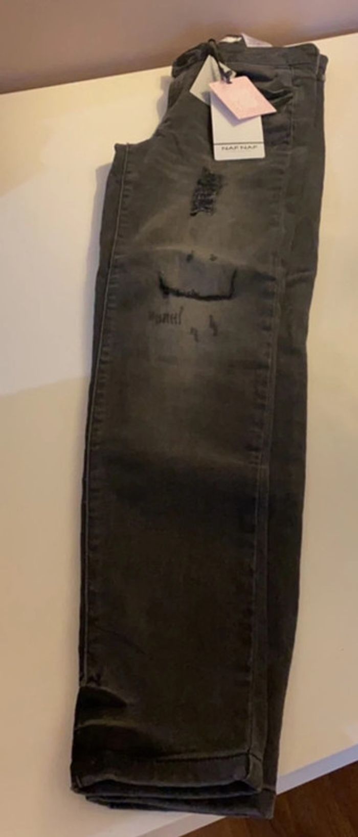 Jean slim noir femme neuf - photo numéro 3