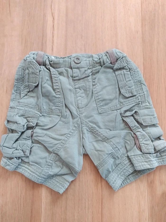 Pantalon tape à l'oeil 18 mois gris vert