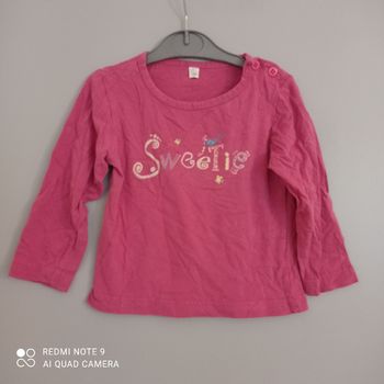 T-shirt rose 2ans