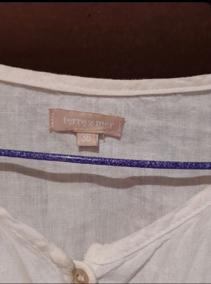 Blouse longue en lin - photo numéro 5