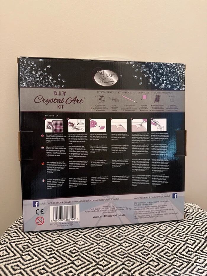 Crystal Art - Kit créatif Tableau à diamanter, Princess & Unicorn - photo numéro 2