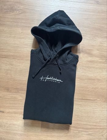 Sweat à capuche Hollister noir