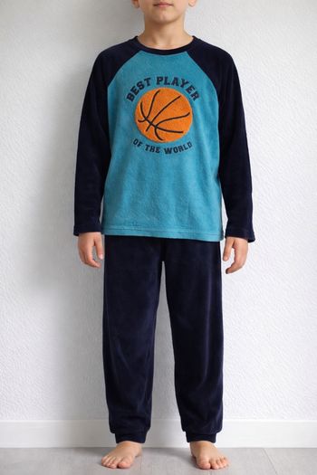 🏀 Pyjama velours "Best Player" - 8 ans