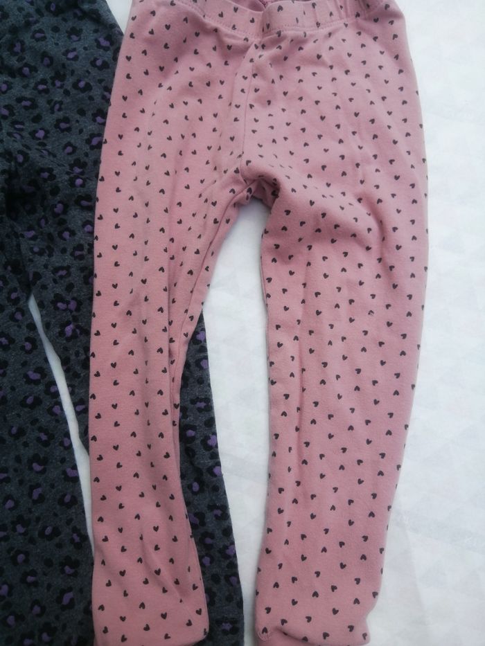 Lot de 2 leggings taille 2-3ans - photo numéro 2