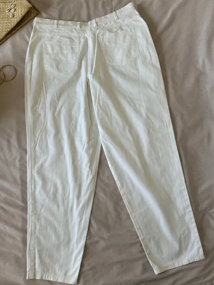 Pantalon eugen Klein blanc taille 46