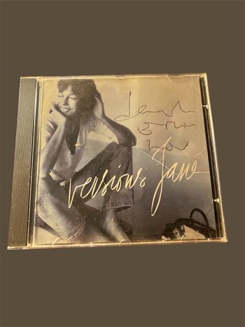 CD JANE BIRKIN VERSIONS JANE / CD 15 TITRES  dédicacée TBE 