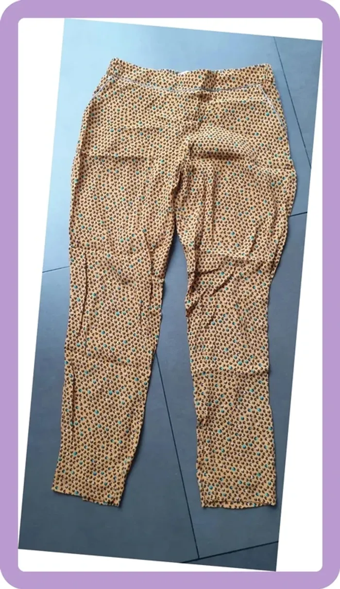 Pantalon léger léopard 36