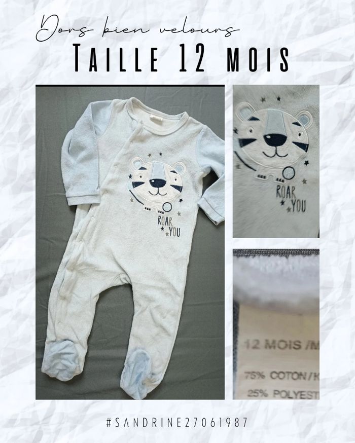 Dors bien bleu clair en velours