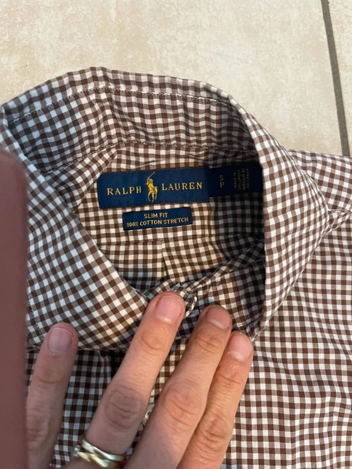 Chemise manches longues Ralph Lauren slim fit taille S - photo numéro 3