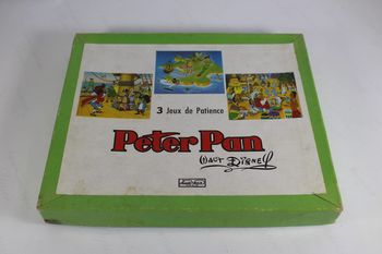 Jouets Vera 1961 3 Jeux de Patience Disney Peter Pan
