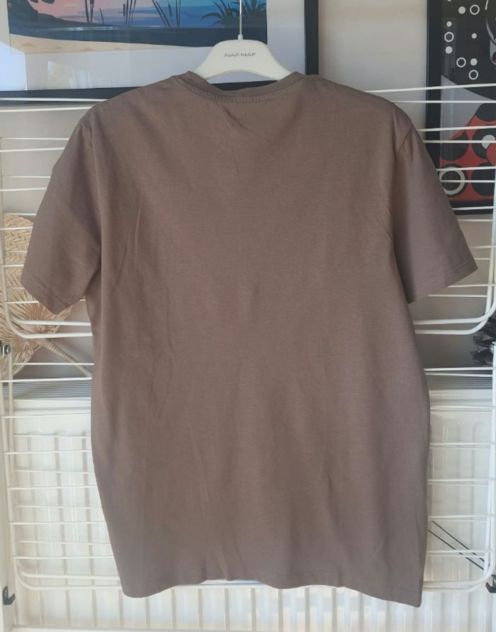 Lot de 3 t-shirts Celio, vert, bordeaux & taupe, taille: M - photo numéro 4