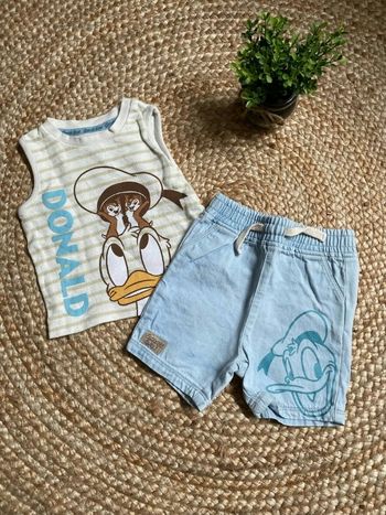 Ensemble donald et tic et tac disney disney primark 6/9 mois