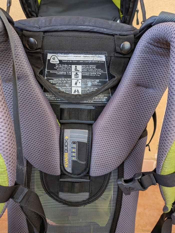 Porte bébé de randonnée Deuter kid comfort plus - photo numéro 5