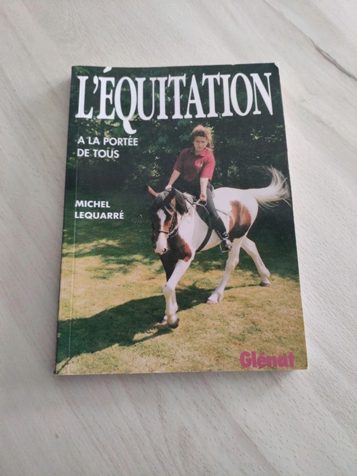 Livre L'équitation à la portée de tous Lequarré Glénat