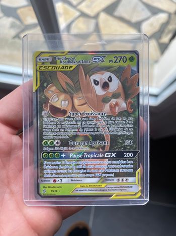 Carte Pokemon soleil lune escouade Noadkoko