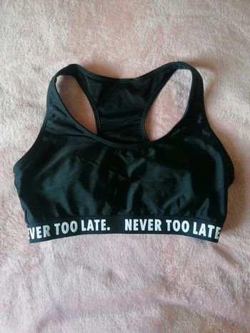 Brassière de sport noir