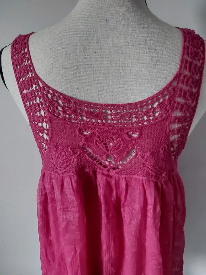 Haut fuchsia 100% coton - photo numéro 5