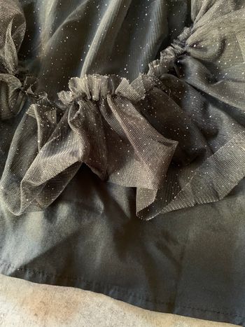 Robe noire paillettes