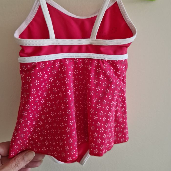 3/6 mois maillot de bain rose avec tunique - photo numéro 3