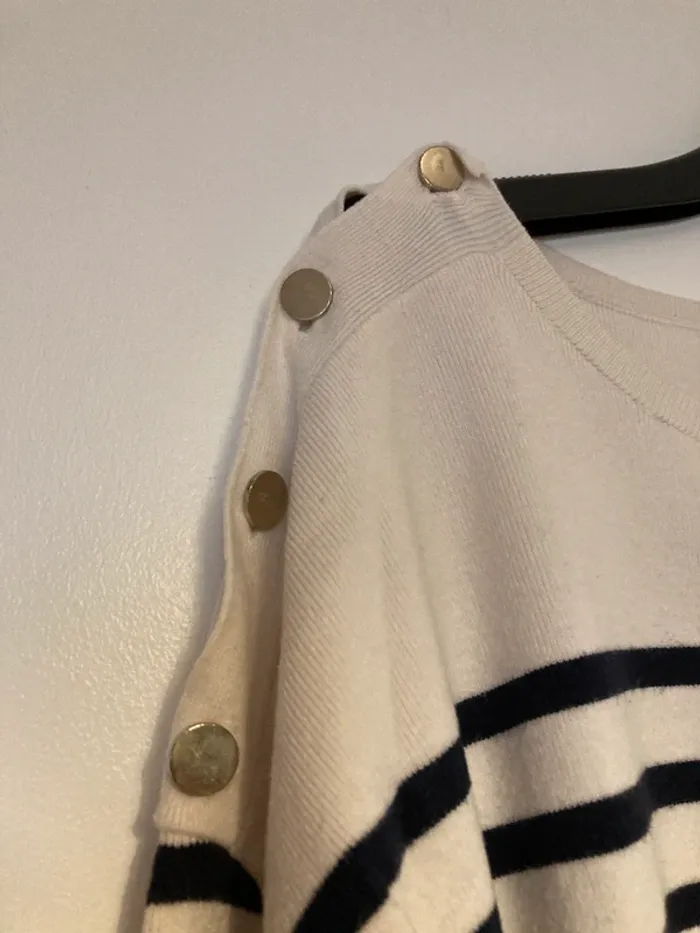 Pull marinière Vero Moda Taille XL - photo numéro 4
