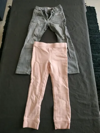 Legging hiver + jeans 4 ans